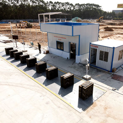 Pont à bascule de la tonne 3x15m OIML Digital de la structure 50 de poutre d'U